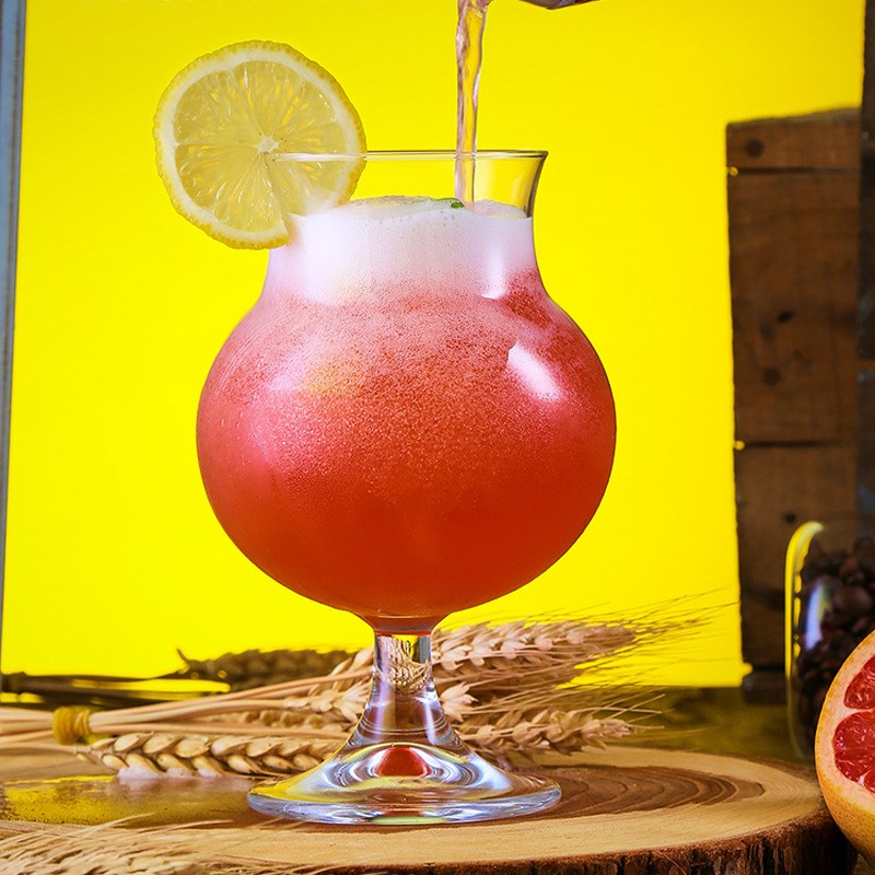 白兰地威士忌品鉴闻香杯郁金香杯 精酿啤酒杯创意大肚玻璃酒杯