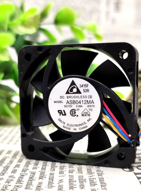 台达 4010 ASB0412MA 12V 0.08A 4CM 4线 交换机 超静音散热风扇