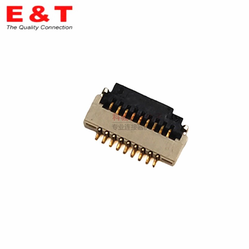 ENTERY恩得利6710K-Y09N-01L连接器 0.5FPC 9P翻盖镀金H1.0  现货