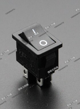 R13-73A黑色四脚双路两档小船型翘板乒乓开关台湾新进SCI原装正品