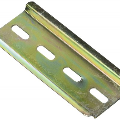 C45/DZ47导轨平轨空气开关 空开用 电气安装铁轨U型35MM宽8CM长