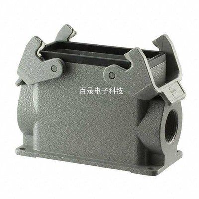 harting浩亭 19300160271 HAN 16B封底底座 哈丁重载连接器2xM25