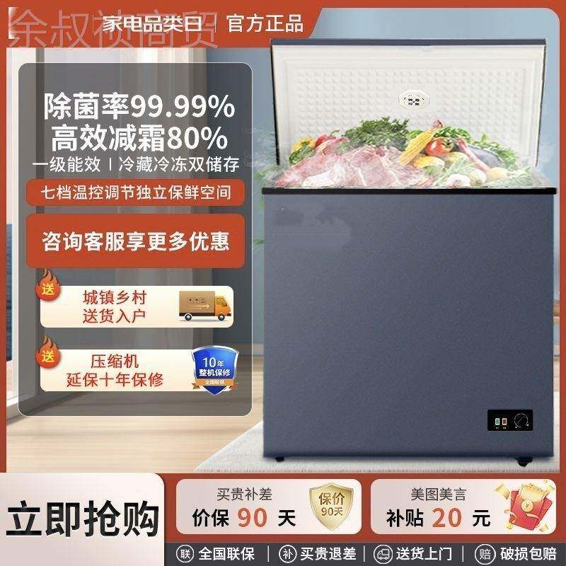 冰冰柜型家全冷冻用冷柜商用小大容熊量保冷藏冷冻柜冰柜家用XJB