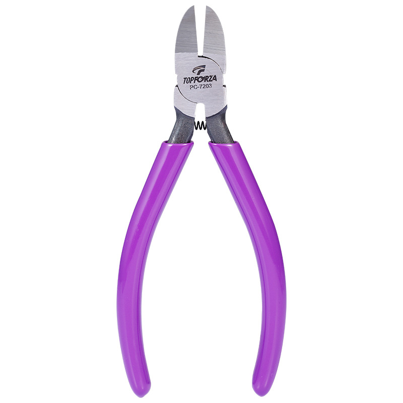 拓伏锐PC-7203专业45度水口钳斜口钳斜嘴剪钳电子钳顶切钳6寸