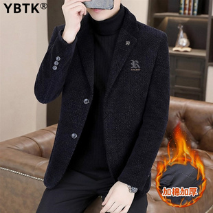 西装 官方正品 秋冬季 西服男士 外套男高端休闲百搭夹克加厚 2025新款