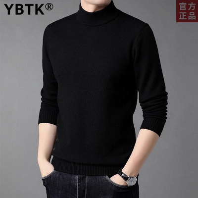 鄂尔多斯市100羊绒衫男加厚半高