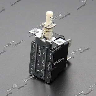 A04机箱开关TV KDC 10A250V带锁按钮开关 P218 5面板安装