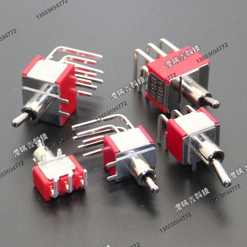 T8019 8021 8020 8022 8301L弯脚 M6 小钮子开关1M台湾德利威Q11