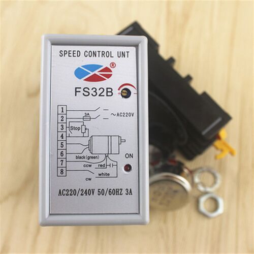 FS32B分体调速器AC220V交流减速电机马达控制器6-250W离离式开关