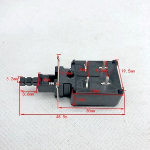 日本ALPS阿尔卑斯SDKVE 250V8A大电流功放电源自锁开关KV3银触点