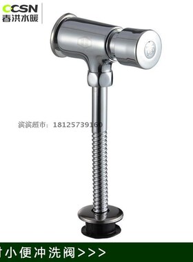 春洪CH-85003延时铜冲洗阀手按式冲水器 暗装小便阀