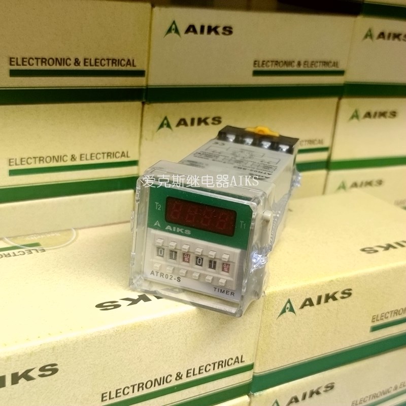 AIKS爱克斯循环延时间继电器ATR02-SB2电压AC/DC85-264V8脚