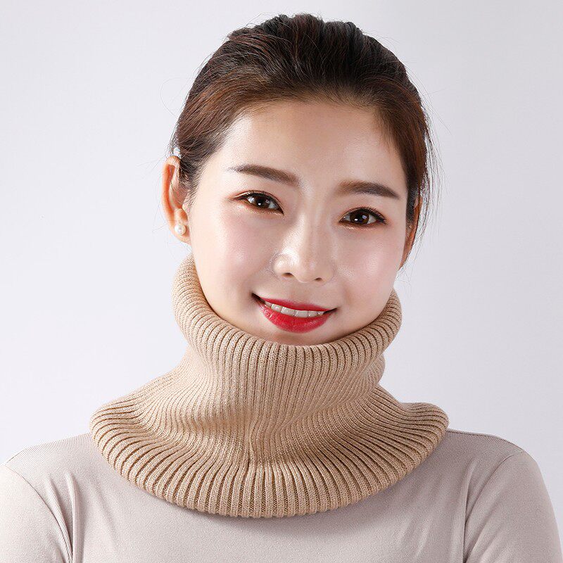 羊绒围脖加厚男女款围巾秋冬季时尚羊毛保暖针织韩版套头脖套百搭