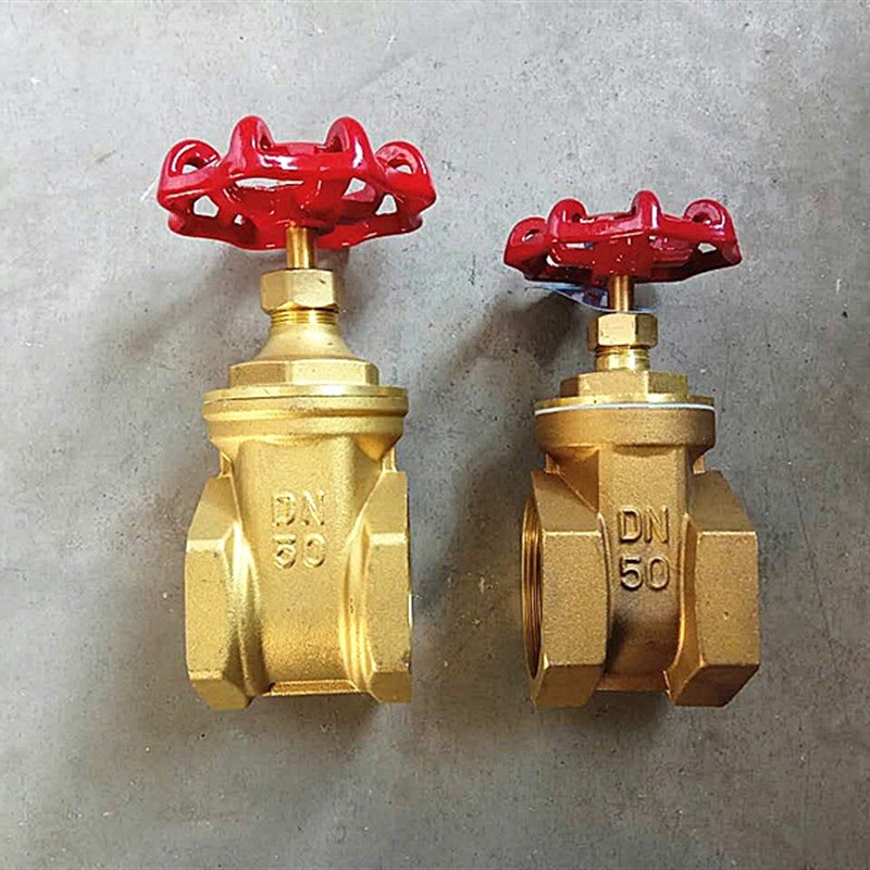 全铜加厚闸阀2寸DN50/锻压螺纹闸阀水管总开关自来水开关丝扣阀门