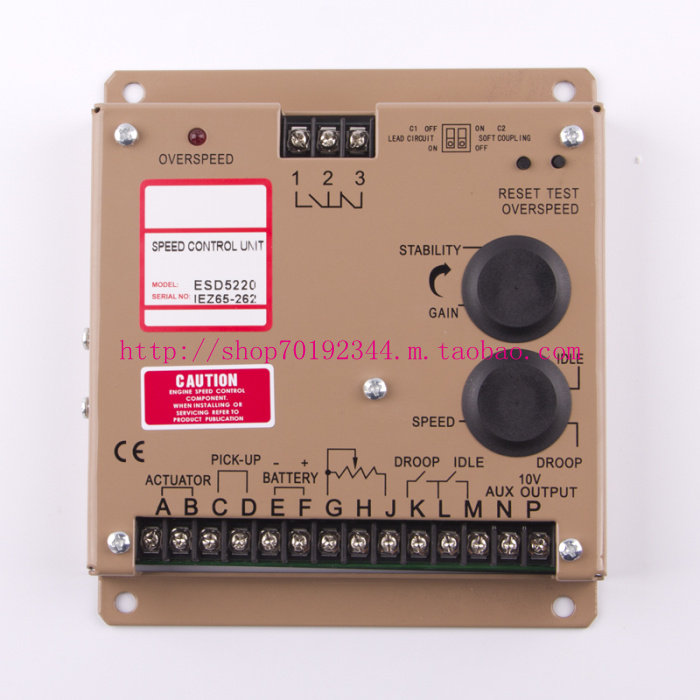 康明斯发电机组GAC控制板ESD5220E单三相交流电机调速器380V220V