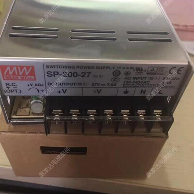 电梯配件 电梯用开关电源 MW开关电源SP-200-27 27V 7.5A 全新