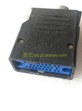 拆机 二手 日本HRS GOLD CONN P-1628A-C(50) 黑色塑壳 28芯 插头