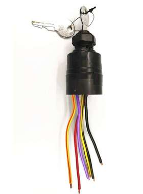 跨境高品质6线点火开关钥匙17009A2用于水星舷外机外部点火通用