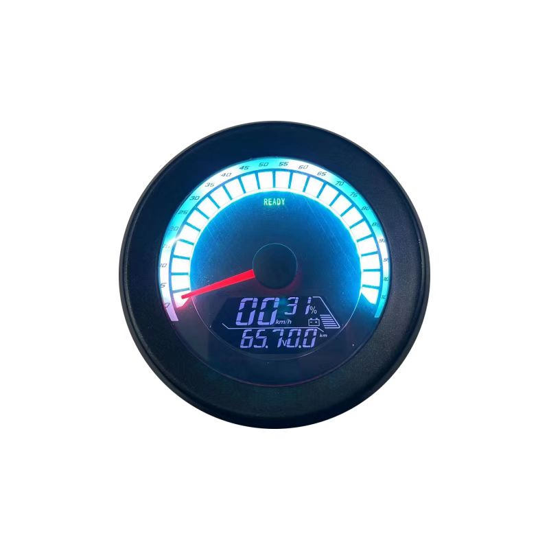 小龟直把改装m6电动机车码表海神把x小怪兽60v-72v宽压120v电动车