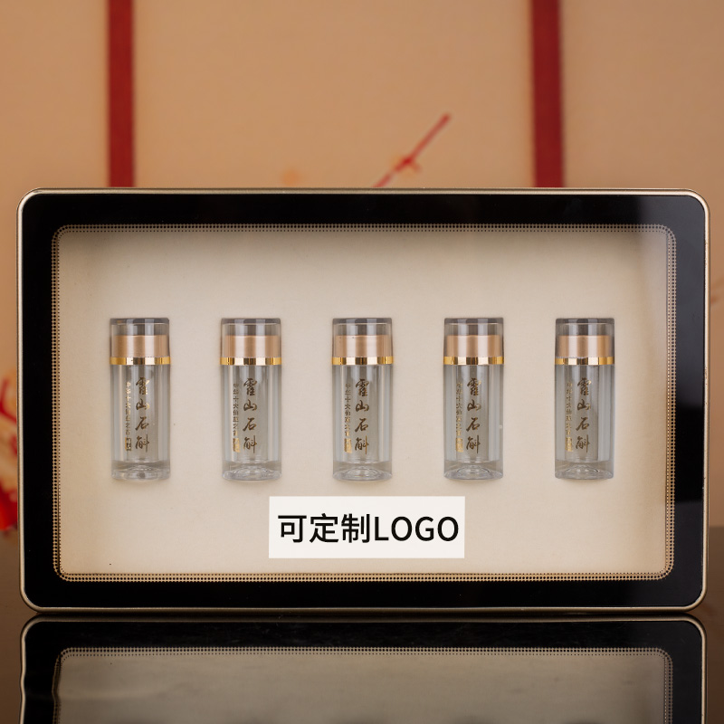 铁皮石斛包装盒礼品盒礼盒空盒米斛金钗40g5R0克15盒塑料透明