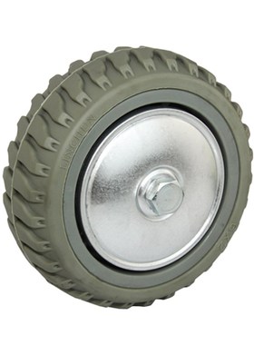 林春4系6寸重型灰色烽火PU边刹万向轮承载330KG脚轮4-6WJH67-SB1
