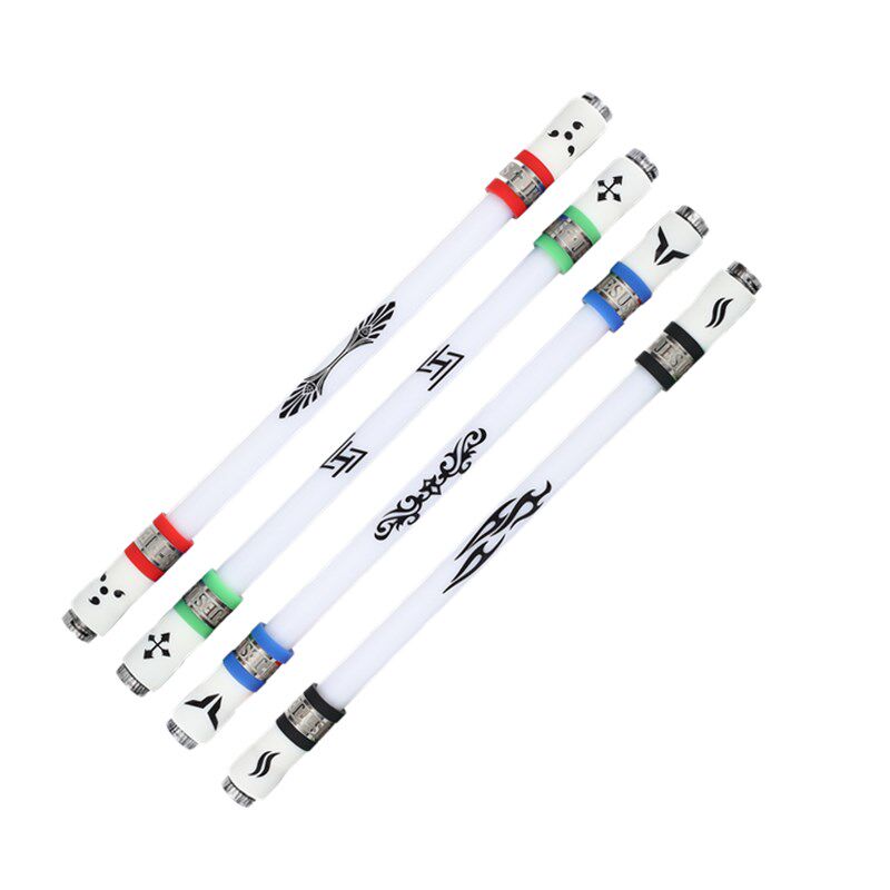 发光转笔泉记转转笔A1磁铁笔灯笔个F性转笔初学者转笔指尖减压玩