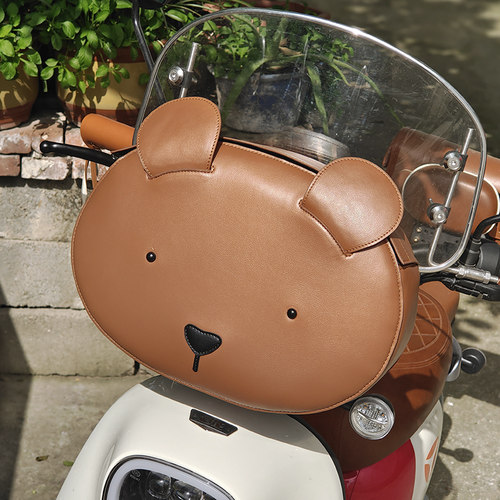 维尼熊车头挂包电动摩托车踏板车尾包骑士包复古装饰改装配件大全