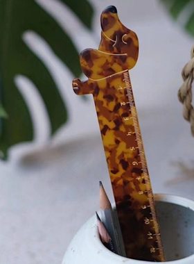 法国coucou suzette可爱趣味腊肠狗尺子标尺创意学生文具卡通直尺
