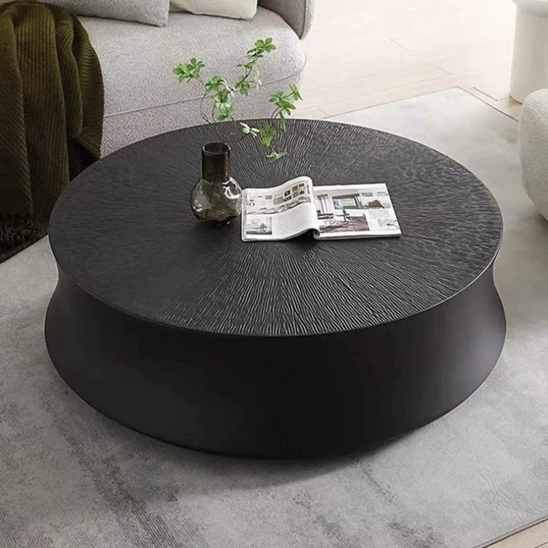 意式极简茶几Poliform设计师高端艺术客厅家用现代简约圆形茶几桌