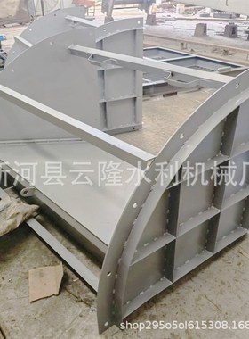 供应液动旋转堰门不锈钢液压电动截流雨污分流限流下开式闸门水闸