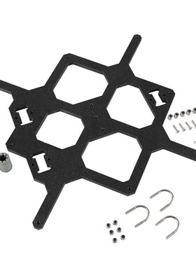 3D打印机配件 Prusa i3 MK3  全金属 外框套件 黑色氧化6MM厚