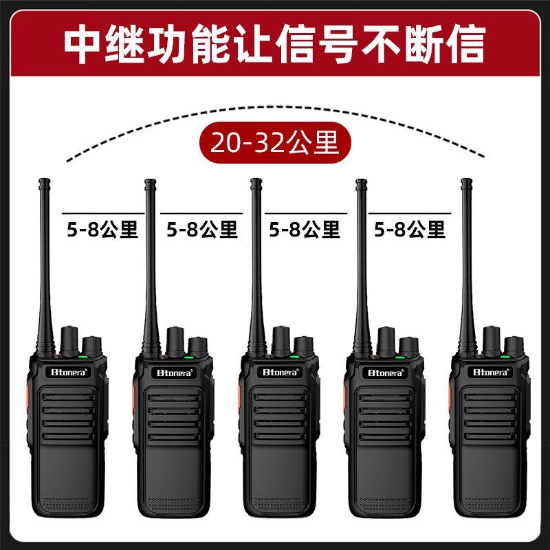 数字中继对讲机30连跳户外50公里地下室中转台大功率加密对机讲器