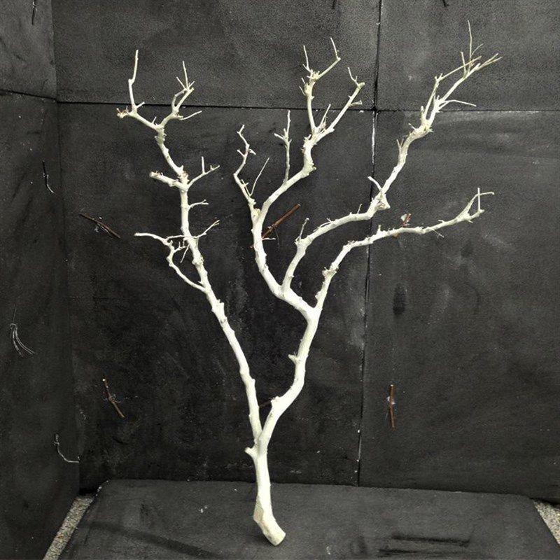 原木干树枝造景干枝装饰酒店枯枝设计真树枝墙面装饰吊灯树枝装饰