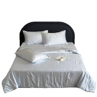 少女心蝴蝶结木马提花夏凉被 可机洗兰精莱赛尔天丝空调被四件套