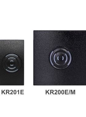 ZKTEC0/中控智慧门禁读头 KR100 KR201E 密码刷卡ID/IC门禁读卡器