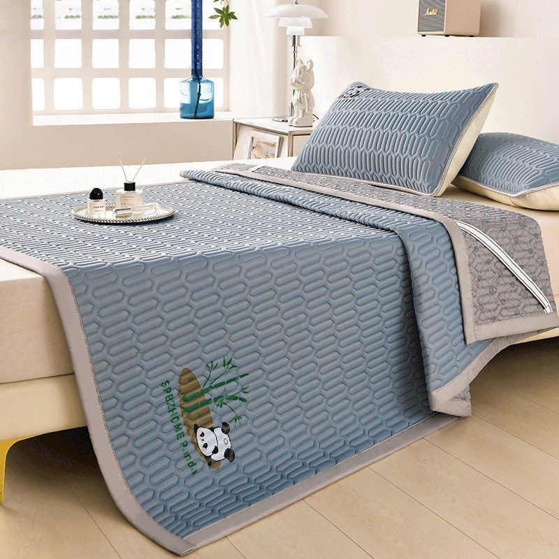 春风里冰丝乳胶凉席夏天2025新款夏季席子三件套学生宿舍单人水洗,床上用品,乳胶席,淘宝优惠券,粉丝福利购,淘宝优惠卷