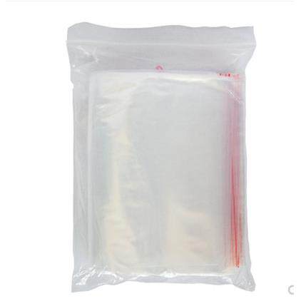 红苹牌自封袋11号双面5丝透明保鲜袋密封口袋28X38cm包装袋90个