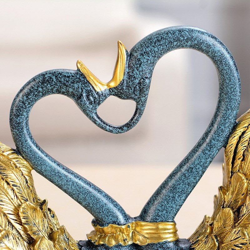 创意欧式酒柜电视柜客厅家居工艺装饰品婚庆礼品树脂摆件天鹅,特色手工艺,其他特色工艺品,淘宝优惠券,粉丝福利购,淘宝优惠卷