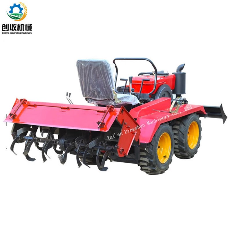 农用履带拖拉机四轮驱动多功能大棚果园丘陵耕地乘坐式履带旋耕机