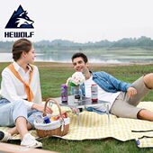 公狼户外牛津布防潮垫便携防水郊游春游地垫布垫子露营草坪野餐垫