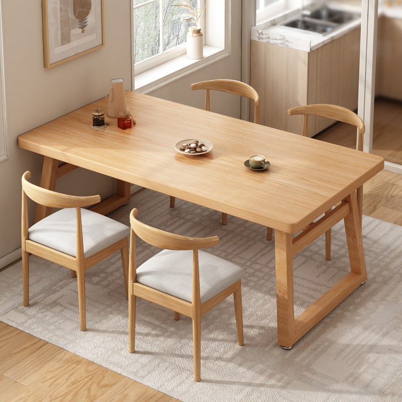 快餐店桌椅餐桌商用餐饮桌子小吃店烧烤店食堂Q一桌四椅餐桌椅组