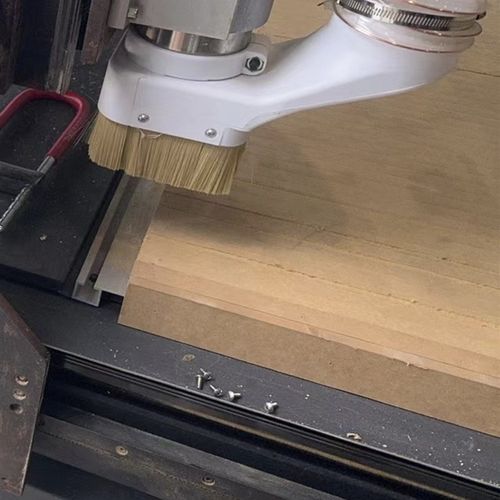 木工雕刻机吸尘罩开料机带毛刷除尘罩雕刻机配件