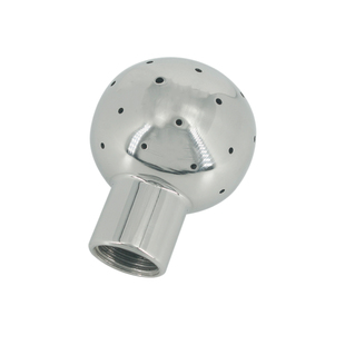 304不锈钢清洗球卫生级内丝固定喷嘴冲洗罐高压圆球喷淋头圆喷头