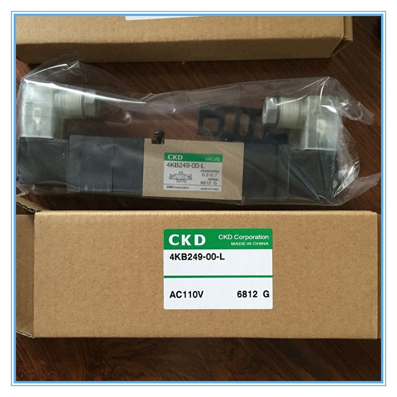 CKD电磁阀4KB249-00-L-AC110V/DC24-4KB240-06-L-DC24V/110V原装