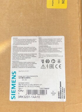 安全继电器模块3RK3231-1AA10