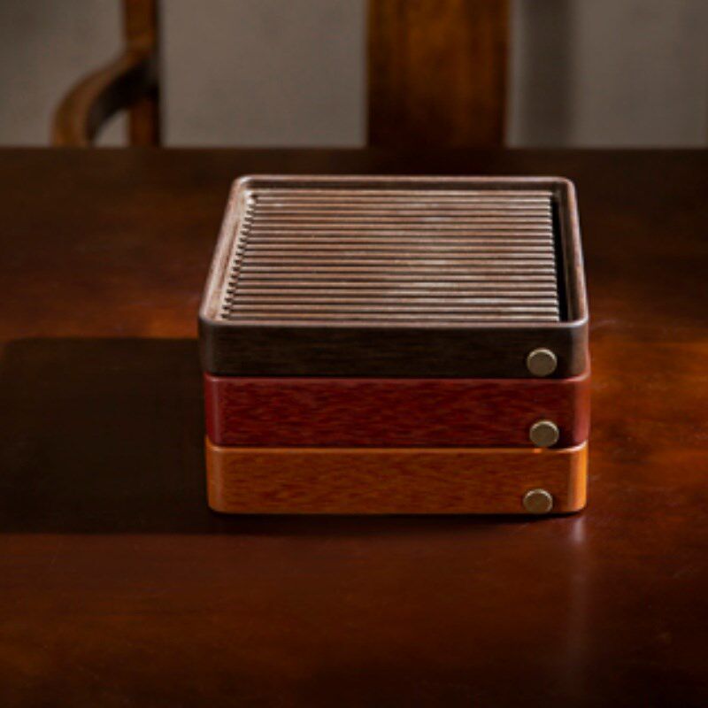 小号电木茶盘德国进口高端壶承干泡台3cm轻薄款无边迷你排水茶台