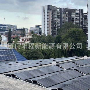 平屋顶安装光伏板铝合金材质压载式支架 电池板安装固定支架