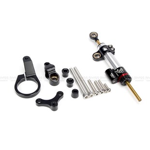 适用2019-2022本田Cbr650R可调转向稳定器减震器安装支架钛尺套件