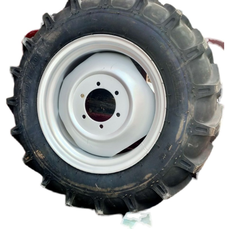 拖拉机轮胎 钢圈总成9.5-20人字轮胎 农用拖X拉机人字扒胎