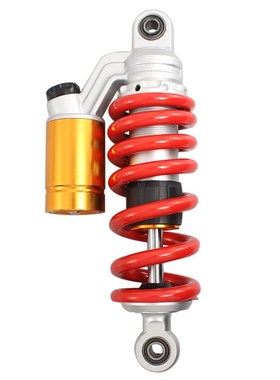 摩托车跑车改装配件红色240mm带泵后减震器 避震器中置减震